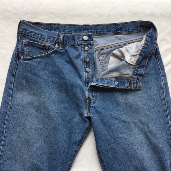 Levi's Other - Levis 501XX 40x34 Distressed Vintage Blue Jean GUC